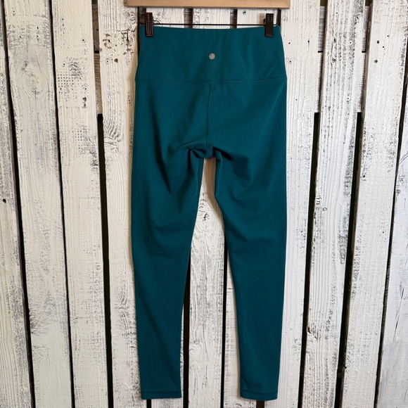 YOGALICIOUS Athletic Leggings Women’s Size Small Full length Teal Turquoise Soft - Picture 6 of 7